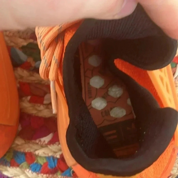 Adidas Pharrell Ubuntu NMD Hu  Bright Orange Sneakers - Picture 6 of 7